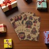 Unique Bargains Gift Wrap Paper Christmas Yellow Kraft 27.56"x19.69" 5Pcs - 2 of 4