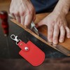 Unique Bargains DIY Office Car PU Leather Key Fobs 2 Pcs - 3 of 4