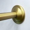 DOMETOUR Shower Arm with Flange, 1/2 NPT Tapered Threads, Rain Shower Head Arm, Wall Mount Shower Extension Arm - 2 of 4