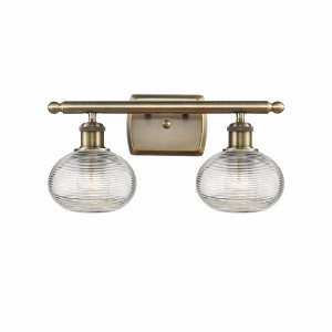 Ithaca - 2 Light Bath Vanity In Industrial Style-8 Inches Tall and 16 Inches Wide - 1 of 1
