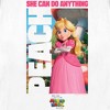 Women's The Super Mario Bros. Movie Peach She Can Do Anything Poster T-Shirt - 2 of 4