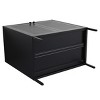 SEVOBAL Bathroom Storage Cabinets Freestanding Vanity Customizable Steel Build for Modern Bathrooms, Black, 29.13"*17.94"*32.69" - 4 of 4