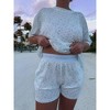 Women's Floral T-shirt - Sunkissed Coconut - 3 of 3