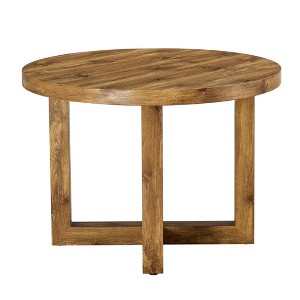NicBex Modern 42" Round Coffee Table with Wood Legs for Living Room and Office - 1 of 4