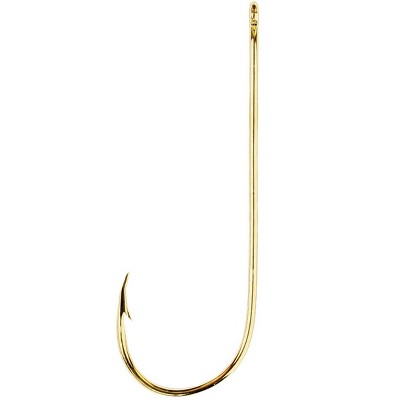 Eagle Claw Aberdeen Light Wire Snelled Hooks Assorted Pack - Gold