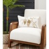 Saro Lifestyle Embroidered Flower  Decorative Pillow Cover - 3 of 3