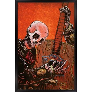 Trends International David Lozeau - El Guitarrista Framed Wall Poster Prints - 1 of 4