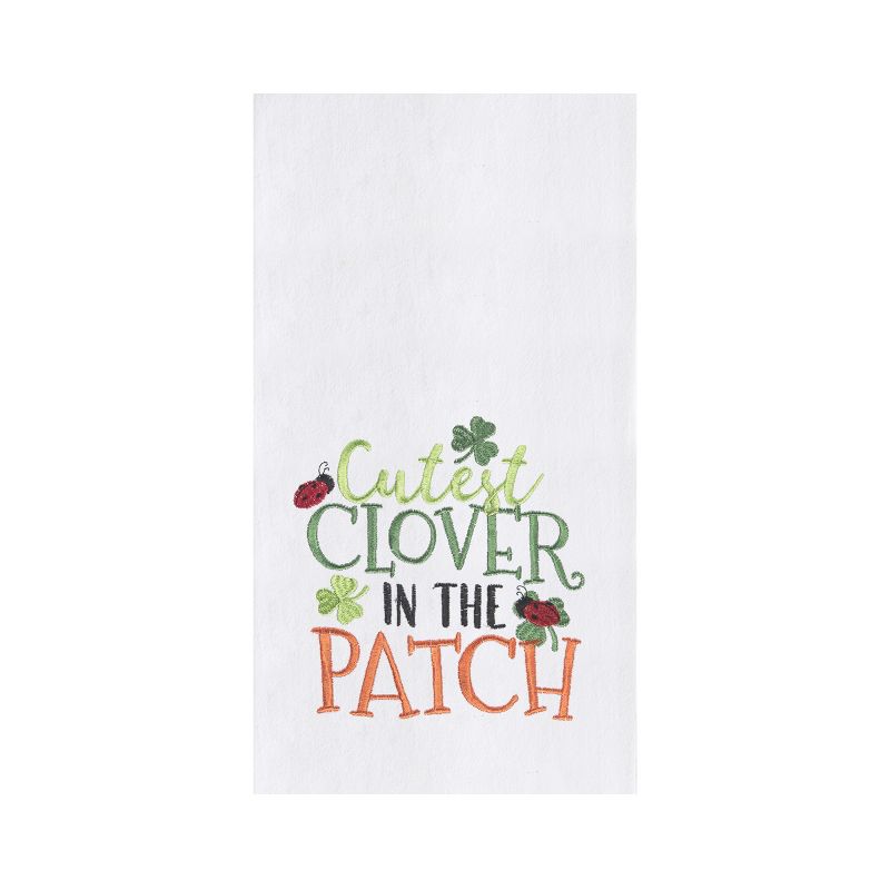 C&F Home Cutest Clover In The Patch Kitchen Towel Dishtowel Clean-Up Decor Machine Washable Decoration St. Patrick's Day, 1 of 5