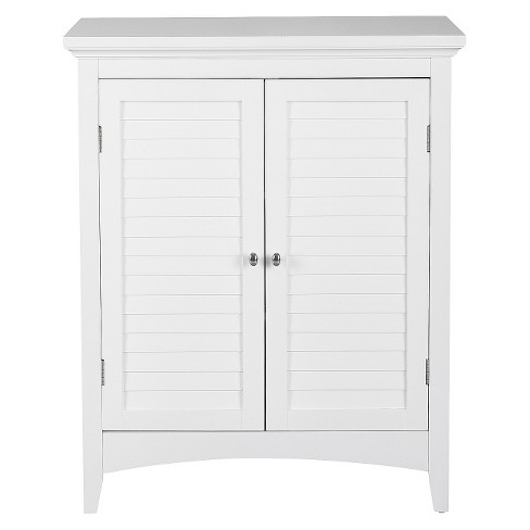 Elegant Home Fashions Slone 2-Door Wall Cabinet, White