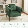 Furniliving Large Accent Chairs  Comfy Sofa Chairs with Pillow Lounge Chair Reading Chair with Metal Frame Upholstered Soft Cushion, Corduroy - 4 of 4