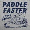 Paddle Faster I Hear Banjos Funny Vintage Movie T-Shirt - Crazy Dog Men's T Shirt With Movie Sayings - 2 of 4