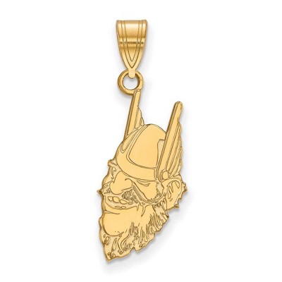 Black Bow Jewelry 14k Yellow Gold Idaho Vandals NCAA Large Pendant