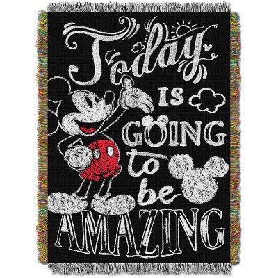 Classic Mickey Mouse Amazing Day Tapestry Throw