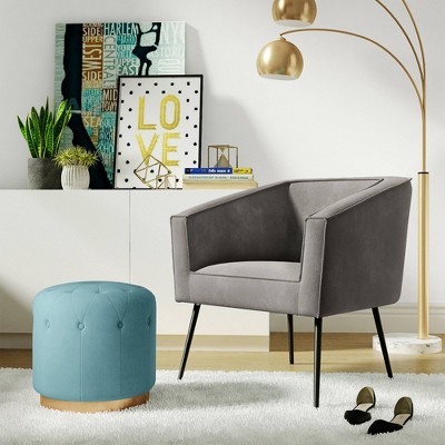 Adele Tufted Ottoman - Adore Décor