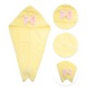 Unique Bargains Water-absorbent Double Bow Hair Towel 1 Pc - 3 of 4