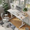 Itopfox Electric Standing Desk, Height Adjustable Sit Stand Desk for Work Office Home, Ergonomic Rising Computer Table with Memory Preset, White - 4 of 4