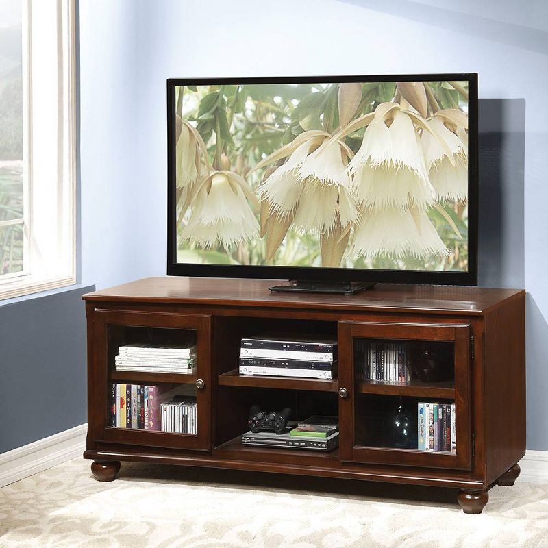 58&#34; Dita TV Stand for TVs up to 59&#34; Walnut - Acme Furniture, 1 of 8