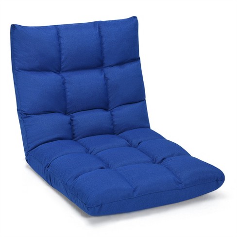 Costway Adjustable 14-Position Floor Chair Folding Gaming Sofa