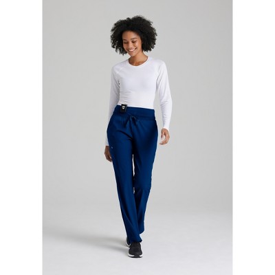 Barco One Women's Stride 5-Pocket Mid-Rise Fit & Flare Women's Scrub Pant