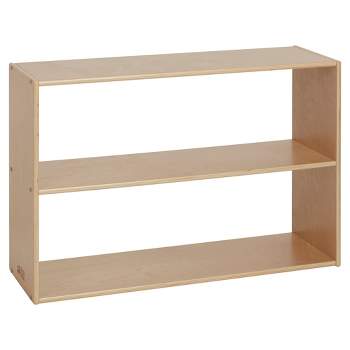 Ecr4kids Birch 2-shelf Storage Cabinet, Wood Classroom & Home Storage ...