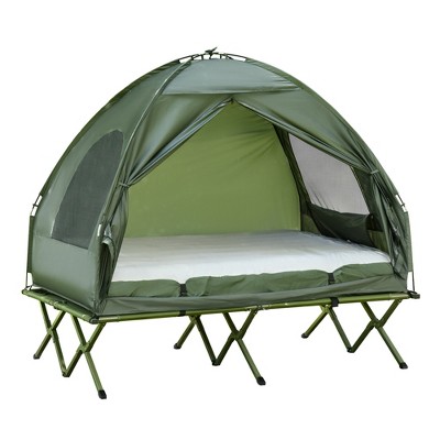 FRESCOLY Outdoor Camping Tent with Sleeping Bag And Air Mattress & Reviews