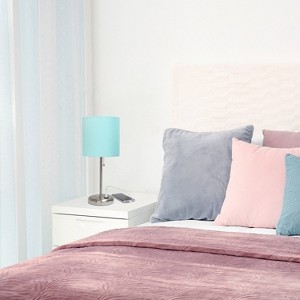 Creekwood Home Contemporary Bedside Table Lamps with USB Port - 1 of 4