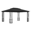 vidaXL Gazebo with Nets 9.8'x13.1'x8.7' Anthracite - 4 of 4