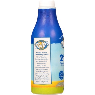 T.G. Lee 2% Reduced Fat Milk - 1qt