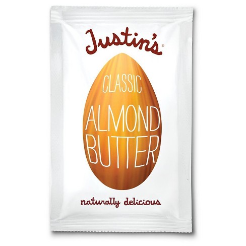 Justin's Squeeze Pack Classic Almond Butter - 1.15oz : Target