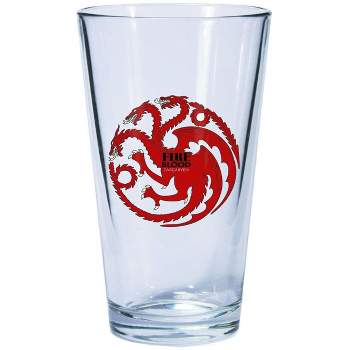 Dark Horse Comics Game Of Thrones Deluxe Pint Glass Targaryen Sigil