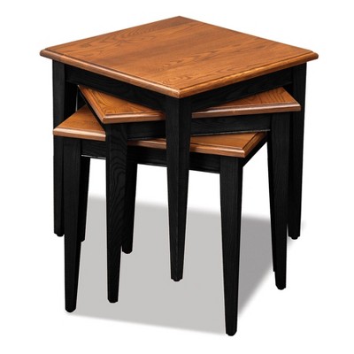 Stacking Nesting Table Set Antique Black - Leick Home