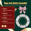 VINGLI 60" Pre Lit Christmas Wreath for Front Door Mantel & Stair Railing with Lights Garland Indoor Outdoor Doorway Decor - 3 of 4
