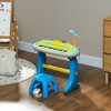 RUVALINO Baby and Toddler Learning Toys, Educational Play Sets for Early Development, Sensory Stimulation and Interactive Fun, Blue,58.5”*25”*63" - 4 of 4