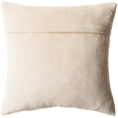 Dash Geometric Cowhide 18" x 18" Throw Pillow