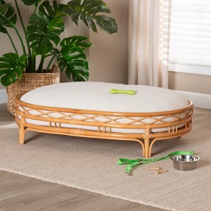 bali & pari Jovia Bohemian Honey Rattan Pet Bed - 1 of 4