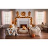 BrylaneHome Pre-Lit Carved Resin Pumpkin - 3 of 4