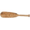 Olivia & May Set of 2 Wood Paddle 12 Hanger Wall Hooks Striped: Oil Rubbed Finish, Decorative Wooden Rack - 4 of 4