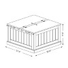 LOVMOR 31.5" Farmhouse Coffee Table,Wood Center Table with Hinged Lift Top and Large Hidden Storage Compartmen for Living Room-White - 2 of 4