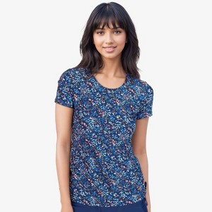 Calypsa Women's UPF 50+ Short Sleeve Adele Swim Top - 1 of 4