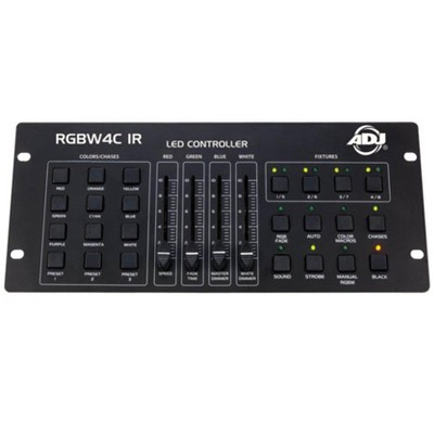 American DJ 32 Channel RGB/RGBW/RGBA LED DMX Lighting Controller | RGBW4C-IR