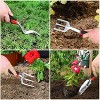 attop 8 Pieces Aluminum Heavy Duty Gardening Kit with Ergonomic Handles - 4 of 4
