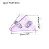Unique Bargains Triangular Prevent Books Curling Multifunctional Document Clip 5 Pcs - 2 of 4