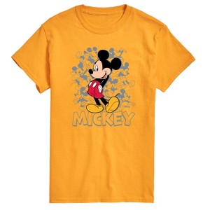 Men's - Disney - Mickey Cluster Short Sleeve Graphic T-Shirt - 1 of 3