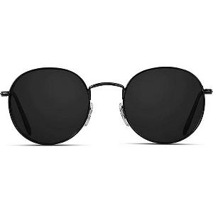 grinderPUNCH Aviator Sunglasses for Women Men, UV400 Protection Lens and Lightweight Metal Black - 1 of 1