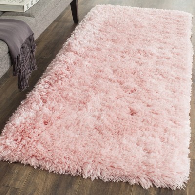 Ivory Hand-Tufted Shag Sheepskin Round Area Rug