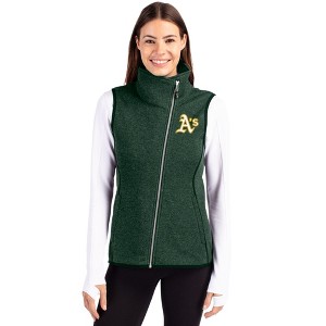 Athletics Cutter & Buck Mainsail Sweater Knit Womens Asymmetrical Vest - 1 of 1
