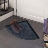 A1HC Heavy Duty Flexible and Durable 100% Rubber 21.6" X 21.6", Hello Triangle Boot Tray - 4 of 4
