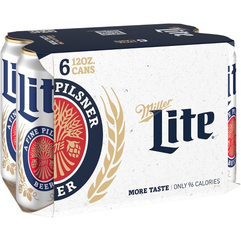 Set of 6 Miller Lite 12oz outlet Beernaments (Beer Sold Separately)