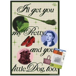 Trends International The Wizard Of Oz - I'll Get You Unframed Wall Poster Prints - 1 of 4