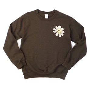 S.W.Smiley Blooming Daisies - Women's Graphic Sweatshirt - 1 of 4